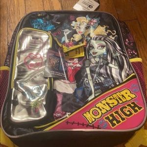 NWT monster high backpack